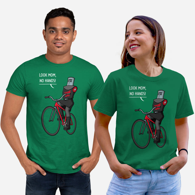 Look Mom No Hands-Unisex-Basic-Tee-jasesa