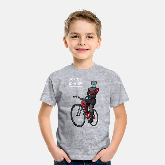 Look Mom No Hands-Youth-Basic-Tee-jasesa
