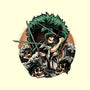 Three Sword Hunter-None-Polyester-Shower Curtain-glitchygorilla