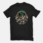 Three Sword Hunter-Womens-Fitted-Tee-glitchygorilla