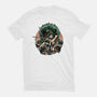 Three Sword Hunter-Womens-Fitted-Tee-glitchygorilla