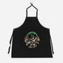 Three Sword Hunter-Unisex-Kitchen-Apron-glitchygorilla