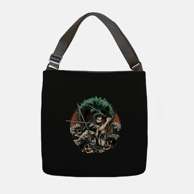 Three Sword Hunter-None-Adjustable Tote-Bag-glitchygorilla