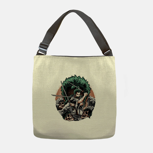 Three Sword Hunter-None-Adjustable Tote-Bag-glitchygorilla