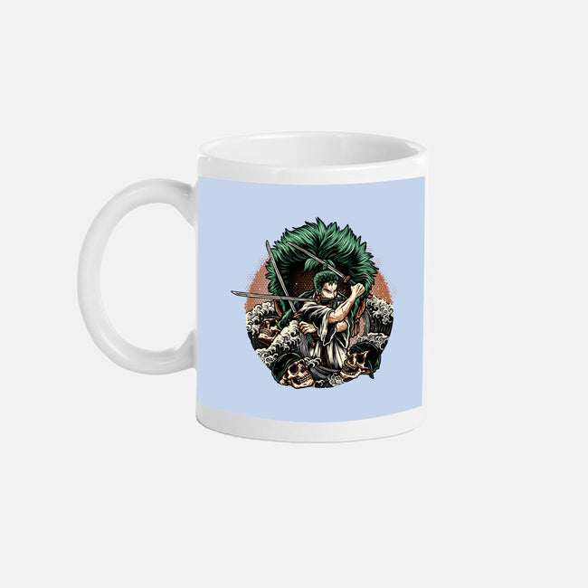 Three Sword Hunter-None-Mug-Drinkware-glitchygorilla
