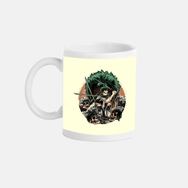 Three Sword Hunter-None-Mug-Drinkware-glitchygorilla