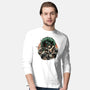 Three Sword Hunter-Mens-Long Sleeved-Tee-glitchygorilla
