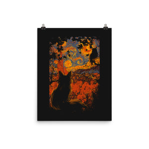 Autumn In Starry Night