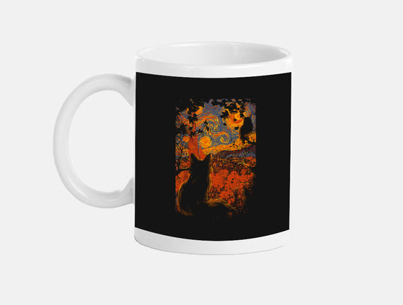 Autumn In Starry Night