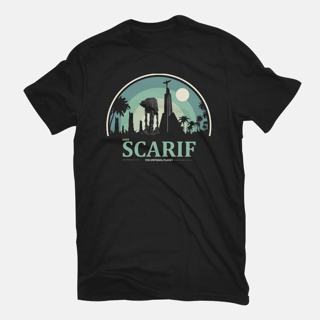 Visit Scarif-Womens-Fitted-Tee-turborat14