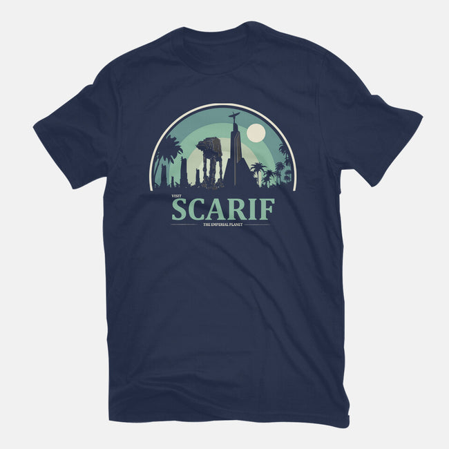 Visit Scarif-Womens-Fitted-Tee-turborat14