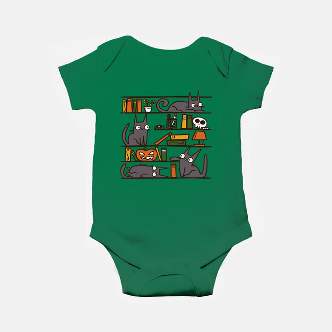Halloween Library-Baby-Basic-Onesie-damglynn
