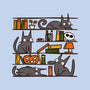 Halloween Library-Mens-Heavyweight-Tee-damglynn