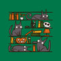 Halloween Library-Mens-Heavyweight-Tee-damglynn