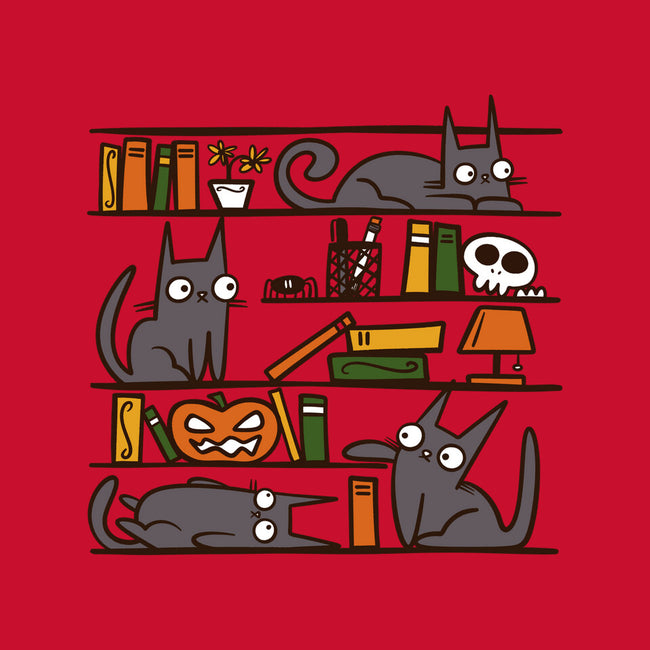 Halloween Library-Mens-Heavyweight-Tee-damglynn