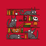 Halloween Library-Mens-Heavyweight-Tee-damglynn
