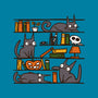 Halloween Library-Mens-Heavyweight-Tee-damglynn