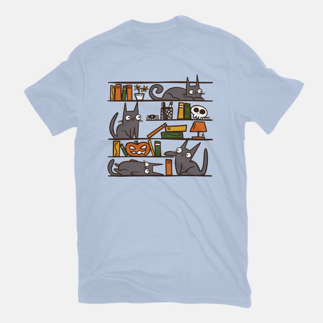 Halloween Library-Mens-Heavyweight-Tee-damglynn