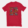 Halloween Library-Mens-Heavyweight-Tee-damglynn
