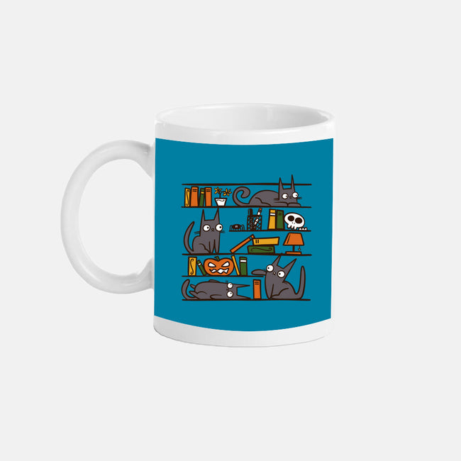 Halloween Library-None-Mug-Drinkware-damglynn
