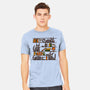 Halloween Library-Mens-Heavyweight-Tee-damglynn