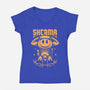 Sherma-Womens-V-Neck-Tee-Alundrart
