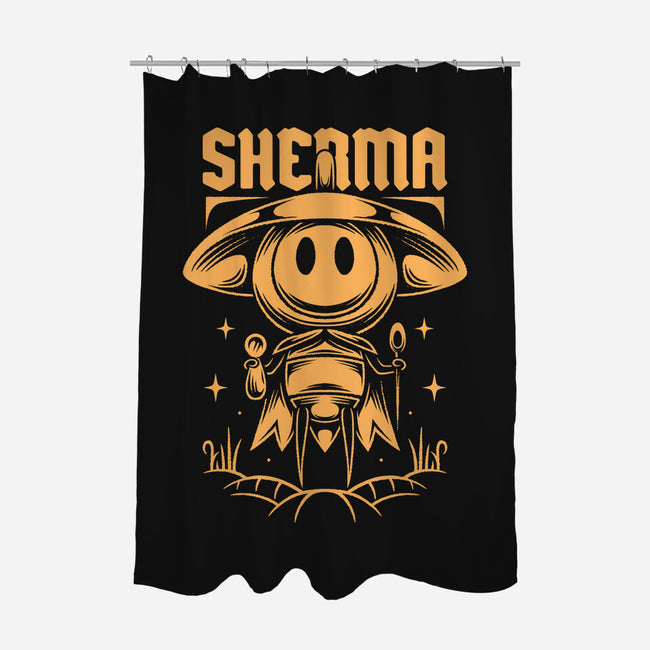 Sherma-None-Polyester-Shower Curtain-Alundrart