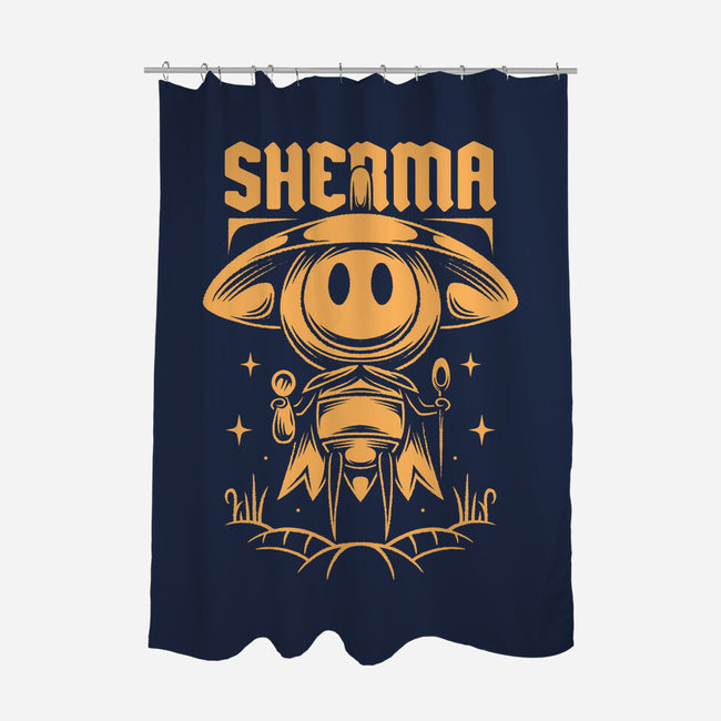 Sherma-None-Polyester-Shower Curtain-Alundrart