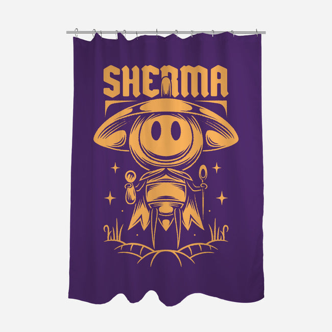 Sherma-None-Polyester-Shower Curtain-Alundrart