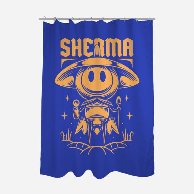 Sherma-None-Polyester-Shower Curtain-Alundrart