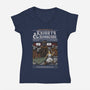 Knights And Nonsense-Womens-V-Neck-Tee-NMdesign