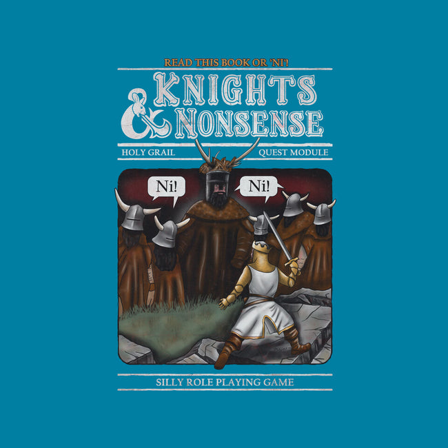 Knights And Nonsense-Womens-Fitted-Tee-NMdesign