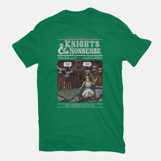Knights And Nonsense-Womens-Fitted-Tee-NMdesign