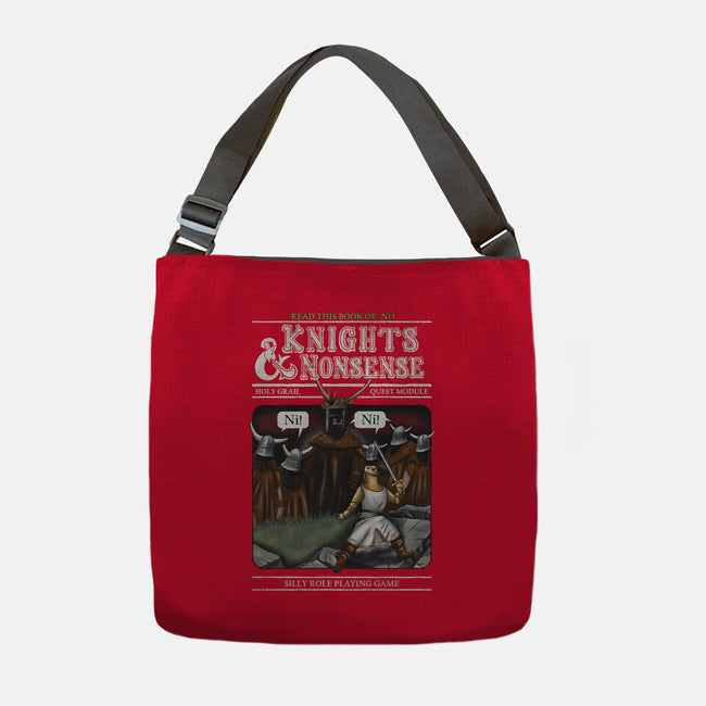 Knights And Nonsense-None-Adjustable Tote-Bag-NMdesign