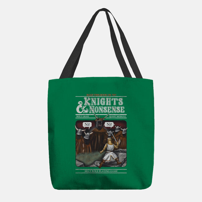 Knights And Nonsense-None-Basic Tote-Bag-NMdesign