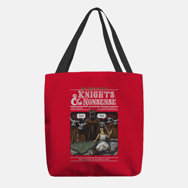 Knights And Nonsense-None-Basic Tote-Bag-NMdesign