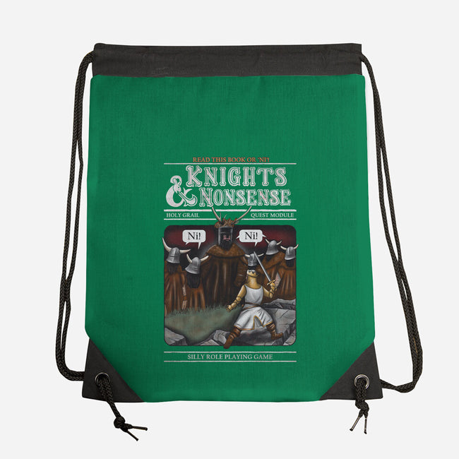 Knights And Nonsense-None-Drawstring-Bag-NMdesign