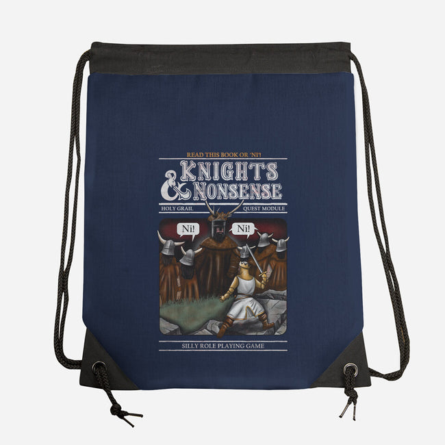 Knights And Nonsense-None-Drawstring-Bag-NMdesign