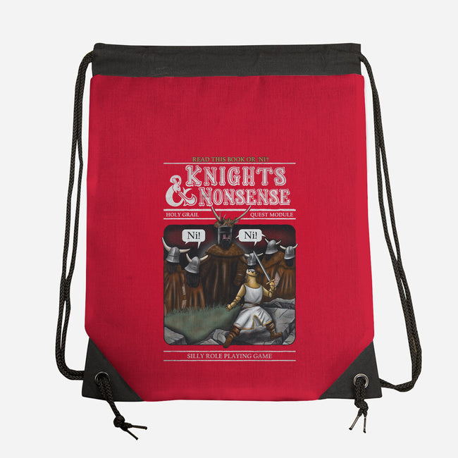 Knights And Nonsense-None-Drawstring-Bag-NMdesign