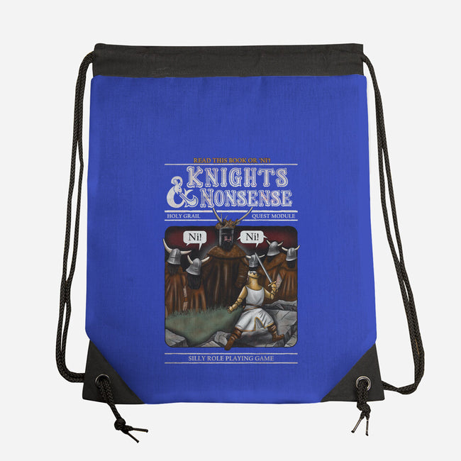 Knights And Nonsense-None-Drawstring-Bag-NMdesign