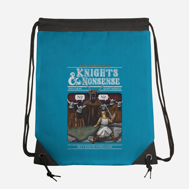 Knights And Nonsense-None-Drawstring-Bag-NMdesign