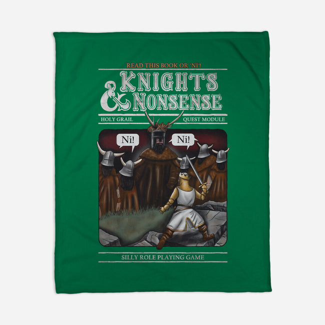 Knights And Nonsense-None-Fleece-Blanket-NMdesign