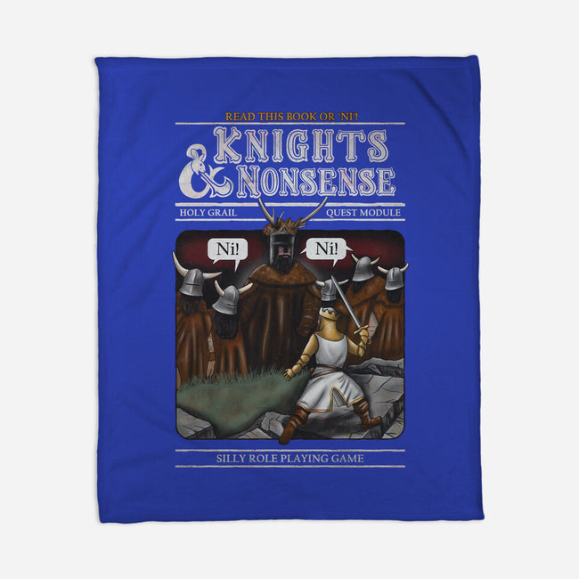 Knights And Nonsense-None-Fleece-Blanket-NMdesign