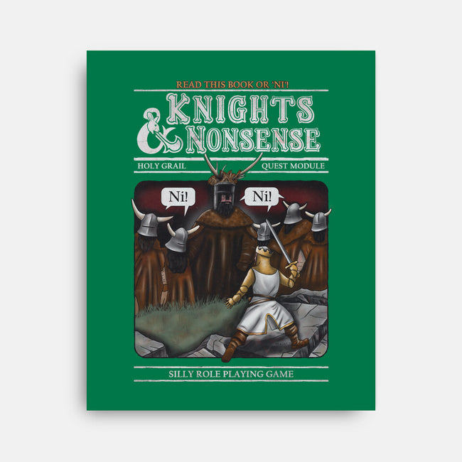 Knights And Nonsense-None-Stretched-Canvas-NMdesign