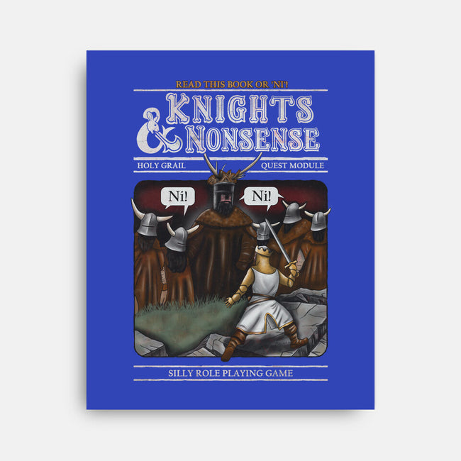 Knights And Nonsense-None-Stretched-Canvas-NMdesign