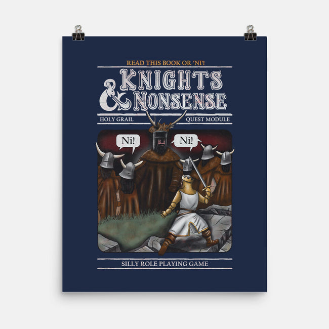 Knights And Nonsense-None-Matte-Poster-NMdesign