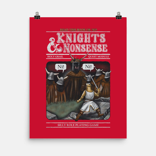 Knights And Nonsense-None-Matte-Poster-NMdesign