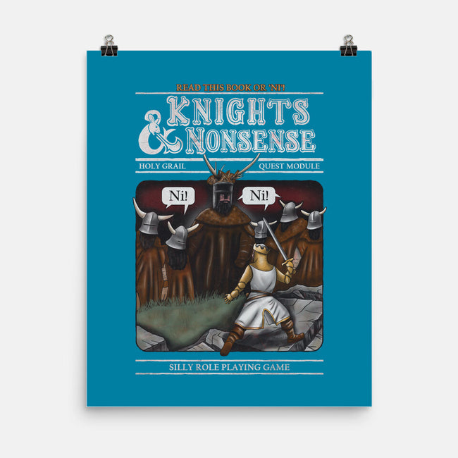 Knights And Nonsense-None-Matte-Poster-NMdesign