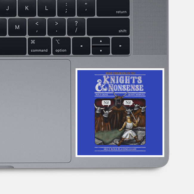Knights And Nonsense-None-Glossy-Sticker-NMdesign