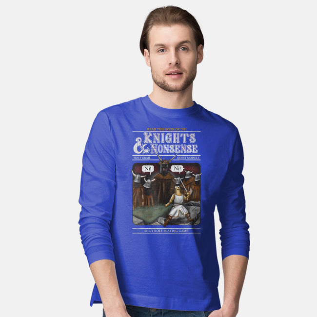 Knights And Nonsense-Mens-Long Sleeved-Tee-NMdesign